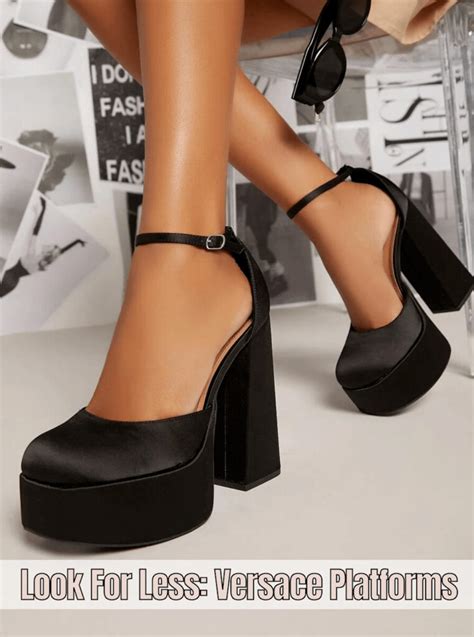 versace platform heels dupes|steve madden versace dupe.